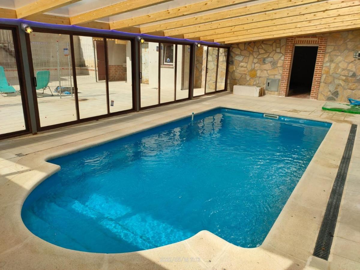 Casa Rural Banos Del Rey Con Piscina Climatizada Vega de Santa Maria Ngoại thất bức ảnh